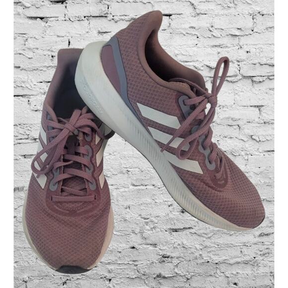 Womens ADIDAS Run Falcon 3 Running Shoe Size 8.5 Wonder Orchid/White - Picture 1 of 6